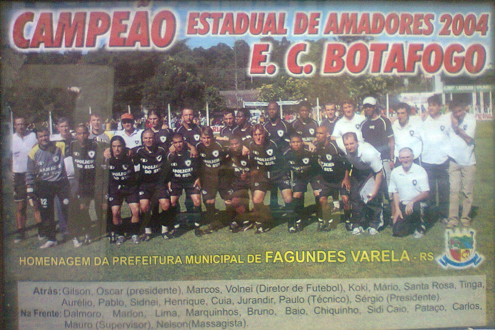 Resultado de imagem para Botafogo de Fagundes Varela