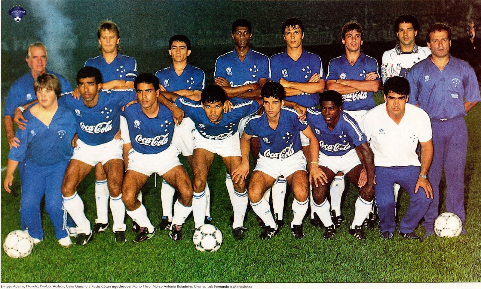 Times Campeões: Cruzeiro Campeão da Supercopa 1991